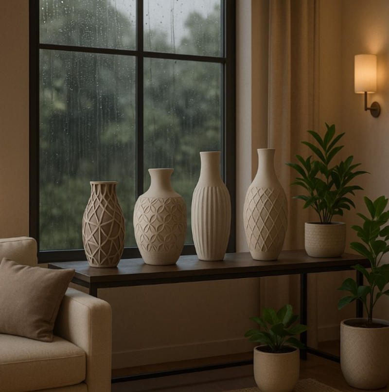 Monsoon Interior Tips: Brighten Spaces with Bold Polymer Vases