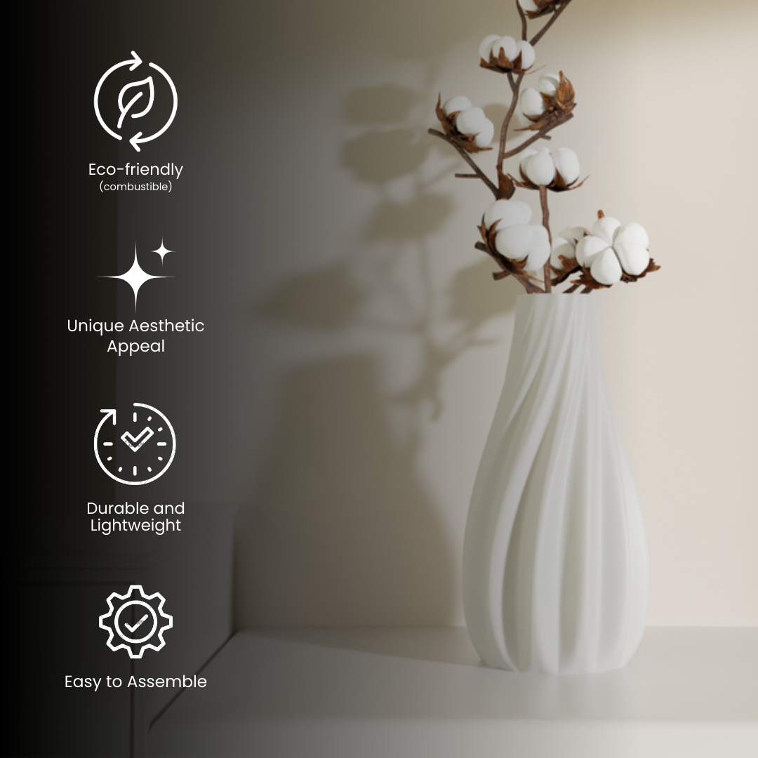 Roohani vase size reference — buy decorative vase India | Styra