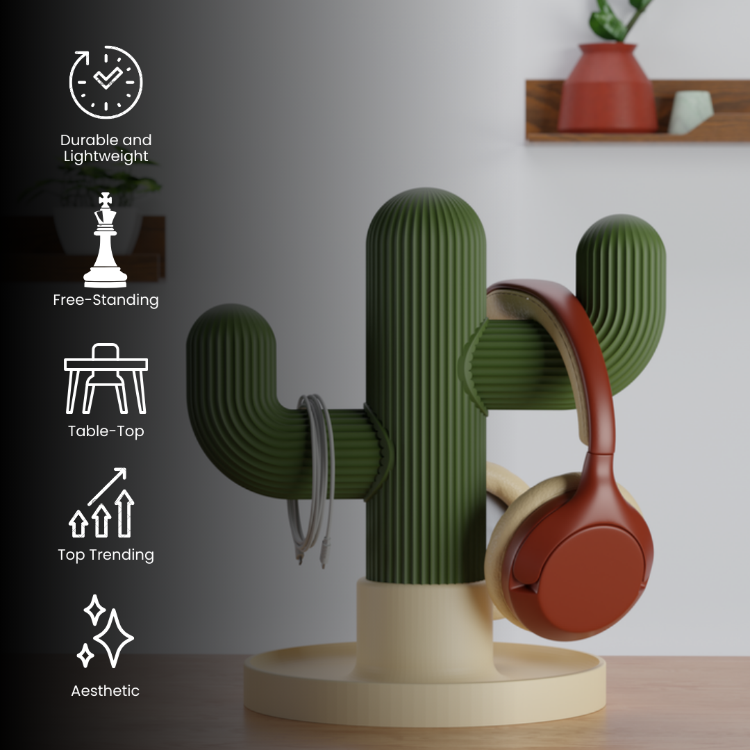 Cactus Muse Headphone Stand Styra