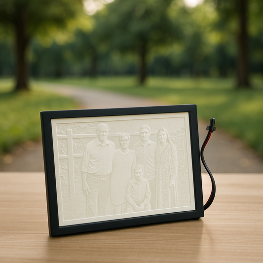 Photo Frame with Lamp | Multipurpose
