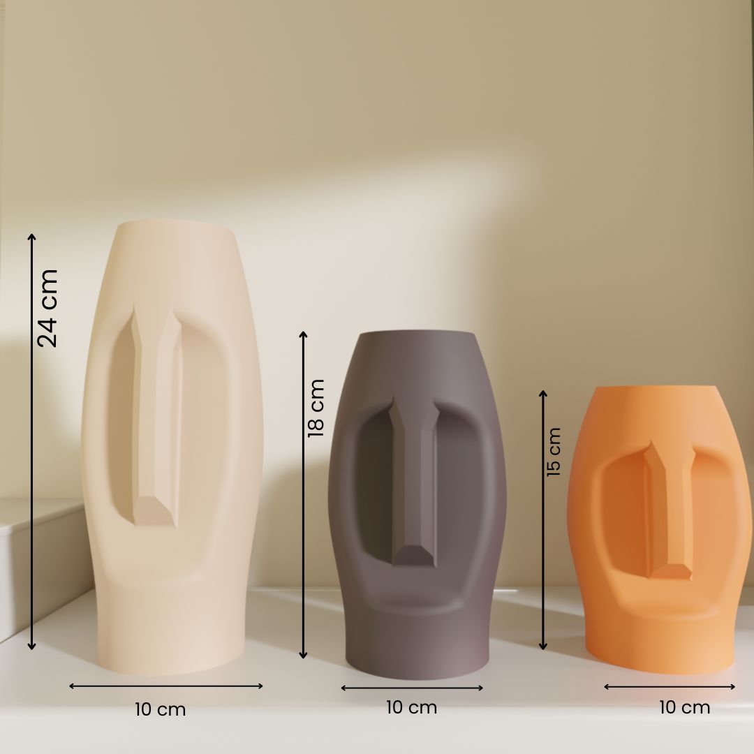 Modern Face Vase Styra