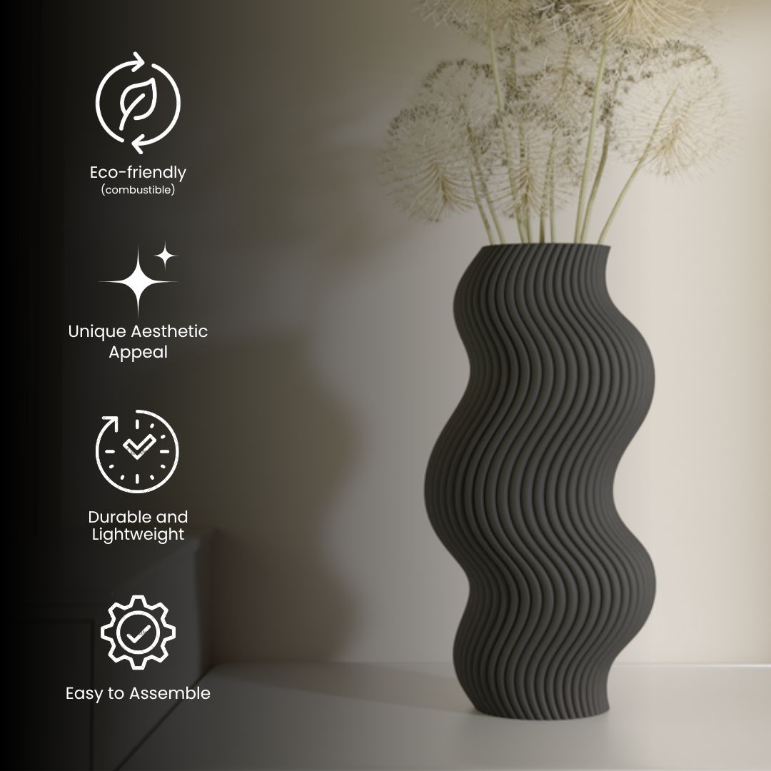 Tarang vase description — buy wavy vase online India | Styra
