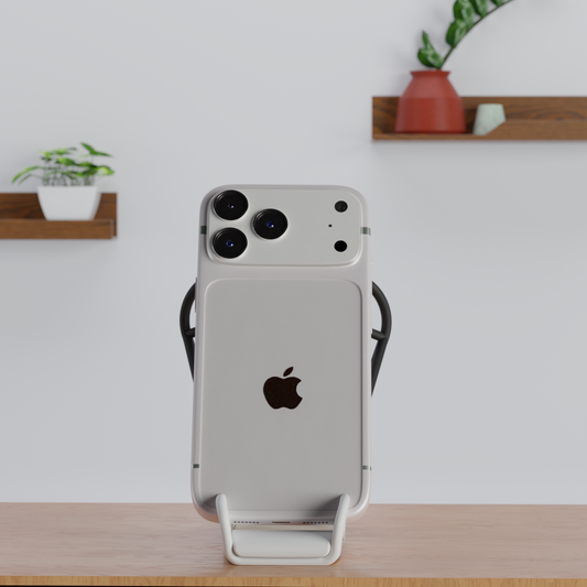 F1-Seat Mobile Holder Grey — modern desk organizer India | Styra