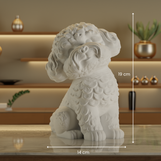 Poddle Water Dog Statue — modern decor sculpture India | Styra