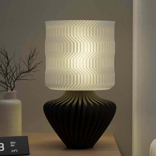 Wavy Curves Lamp — modern table lamp India | Styra