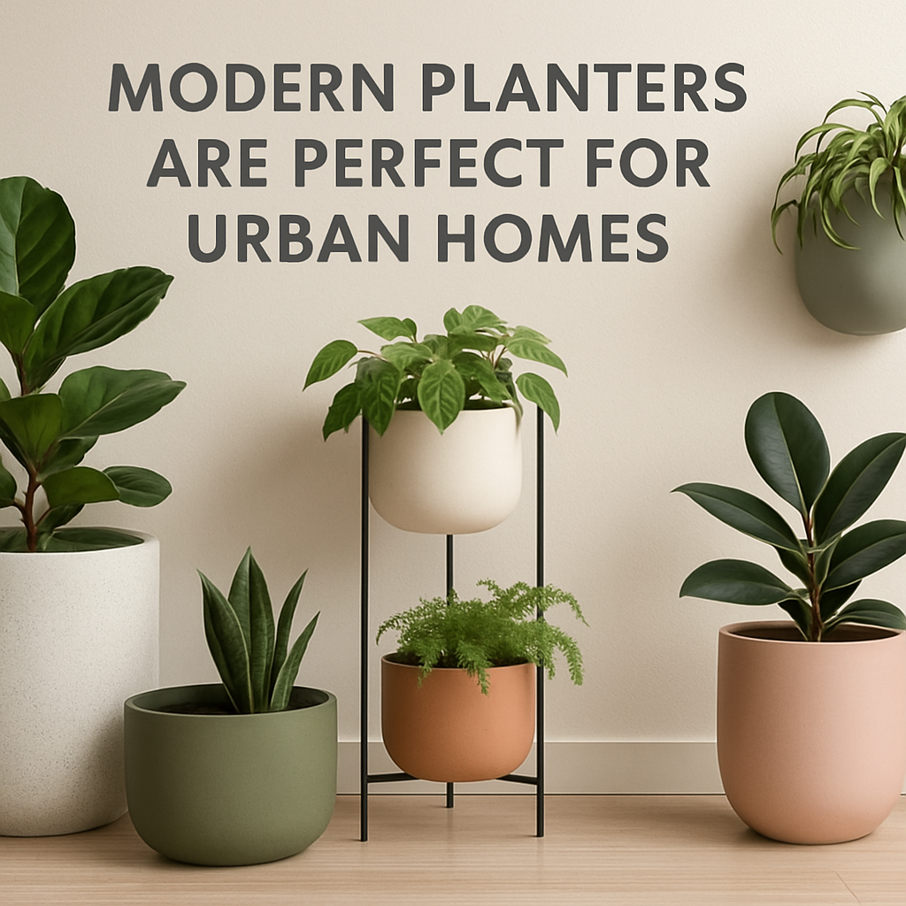 Modern Planters: Redefining Green Corners for Urban Homes