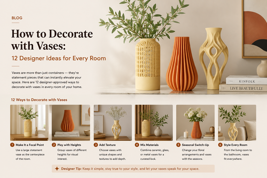 How to Decorate with Vases: 12 Designer Ideas for Every Room