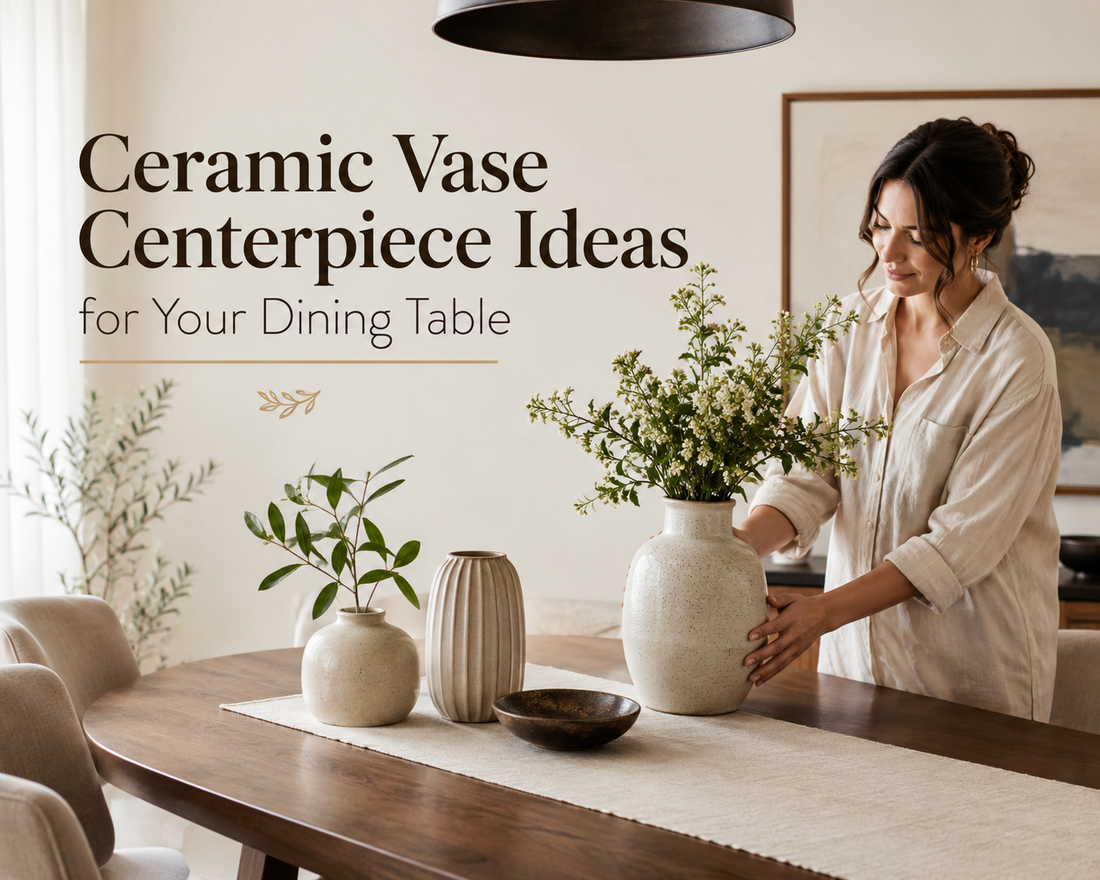 Ceramic Vase Centerpiece Ideas for Your Dining Table