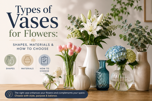 Types of Vases for Flowers: Shapes, Materials & How to Choose