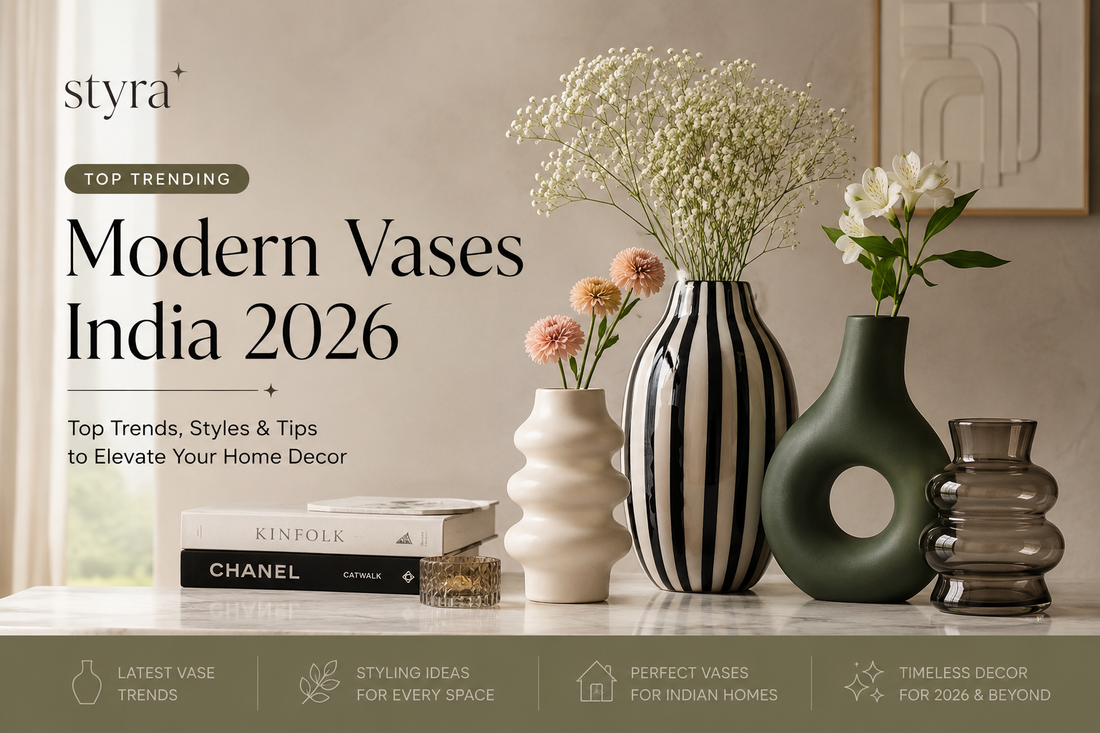 10 Modern Vases to Elevate Your Indian Living Room (2026)