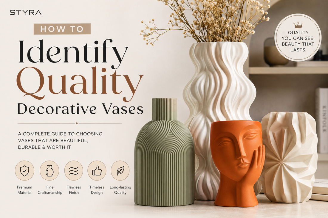 How to Identify Quality Decorative Vases: 5 Tests Anyone Can Do at Home