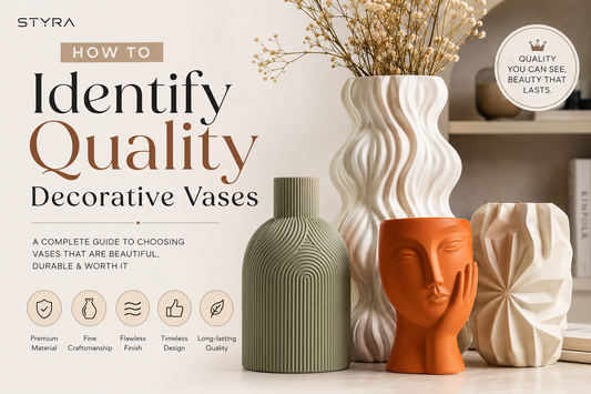How to Identify Quality Decorative Vases: 5 Tests Anyone Can Do at Home