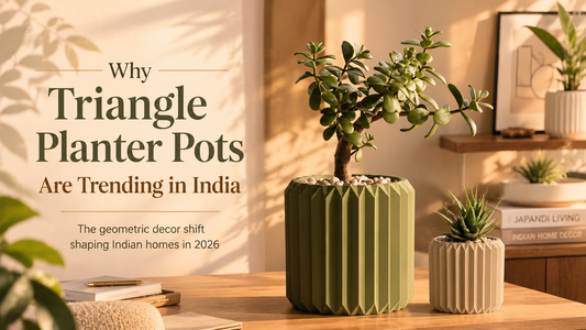 Triangle Pot India: Why Geometric Planter Pots Are Trending in 2026