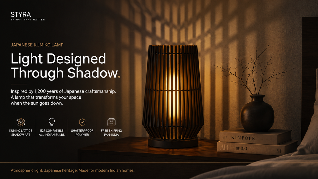 Kumiko Lamp India: A 1,200-Year-Old Japanese Craft in Your Living Room