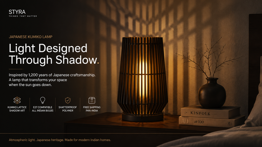 Kumiko Lamp India: A 1,200-Year-Old Japanese Craft in Your Living Room