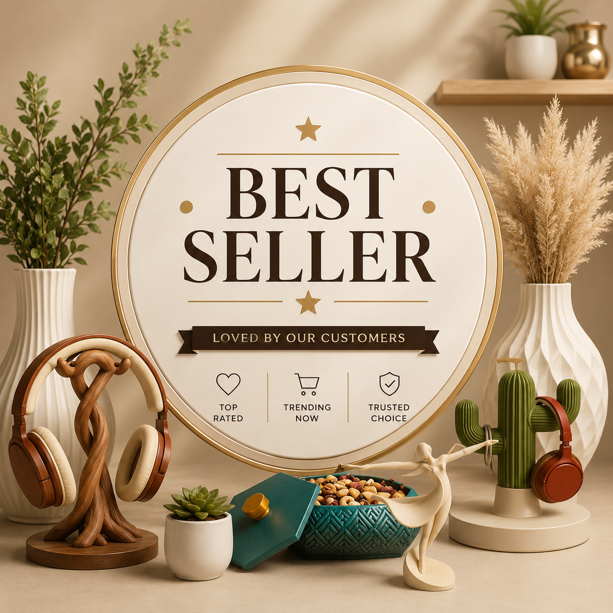 Best-selling trending home decor at Styra India — vases, lamps and planters