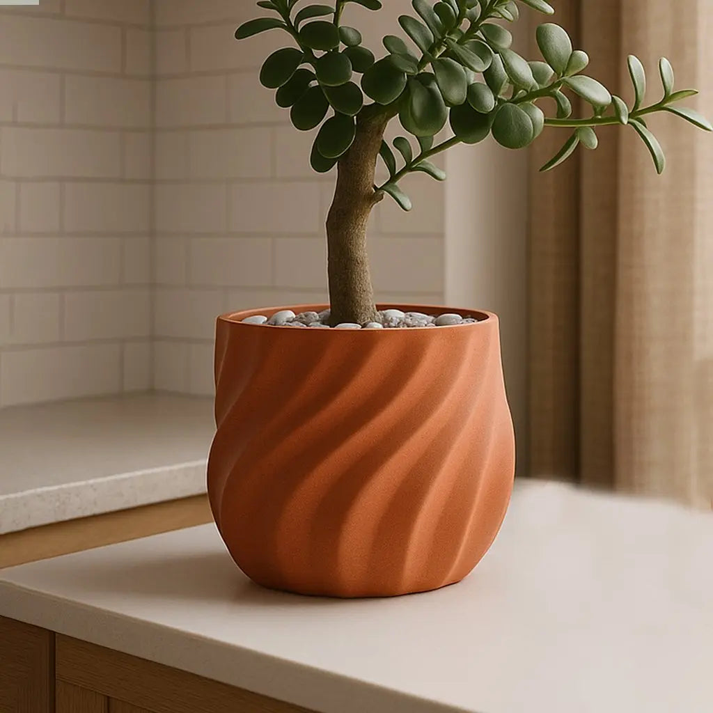 Shatterproof polymer indoor planter pots for Indian homes — lightweight, monsoon-ready by Styra