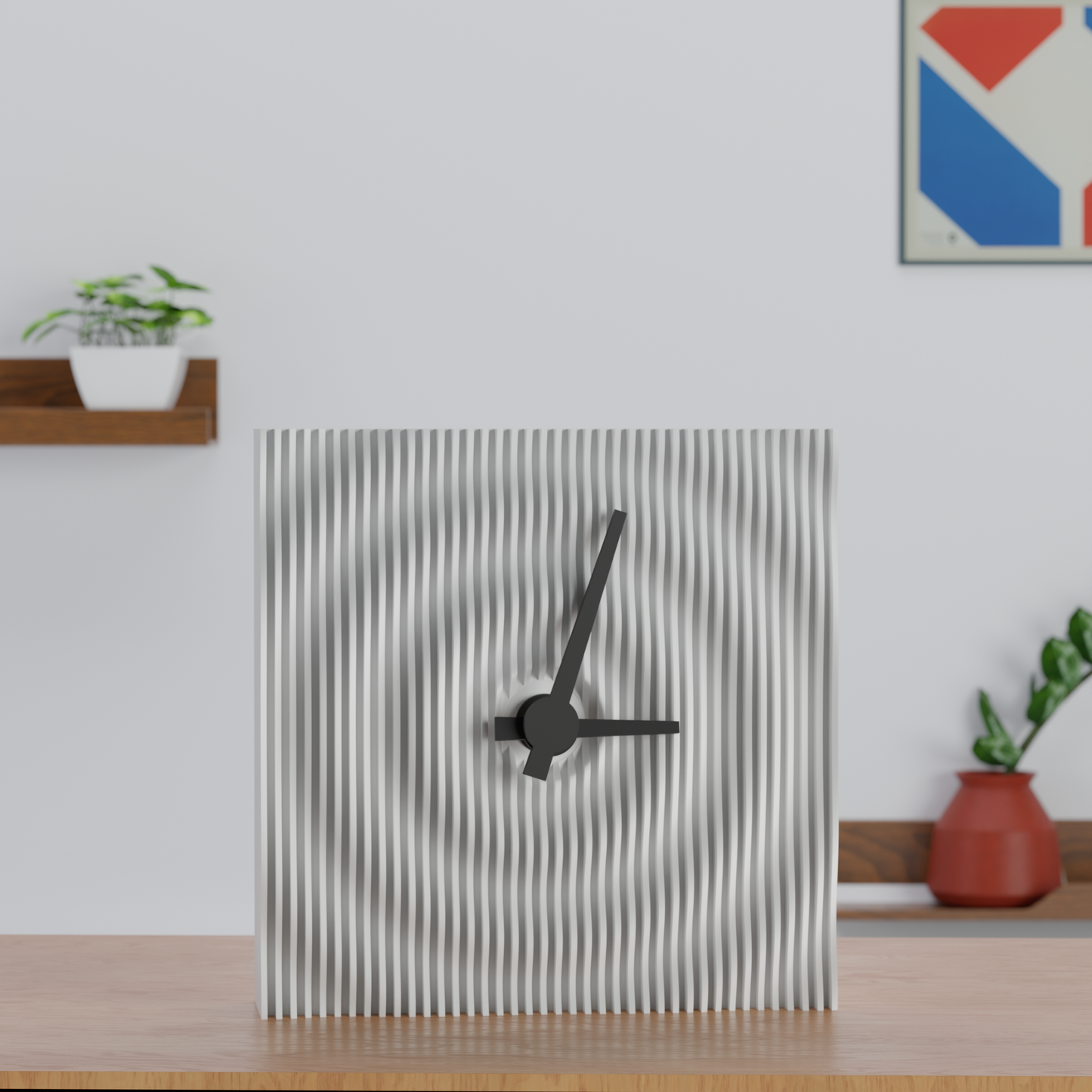 Ripple Effect Desk Clock