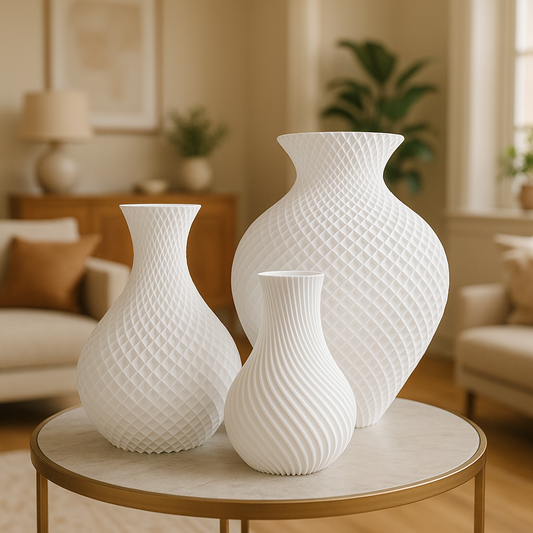 3 Vase Combo — designer decorative vase India | Styra