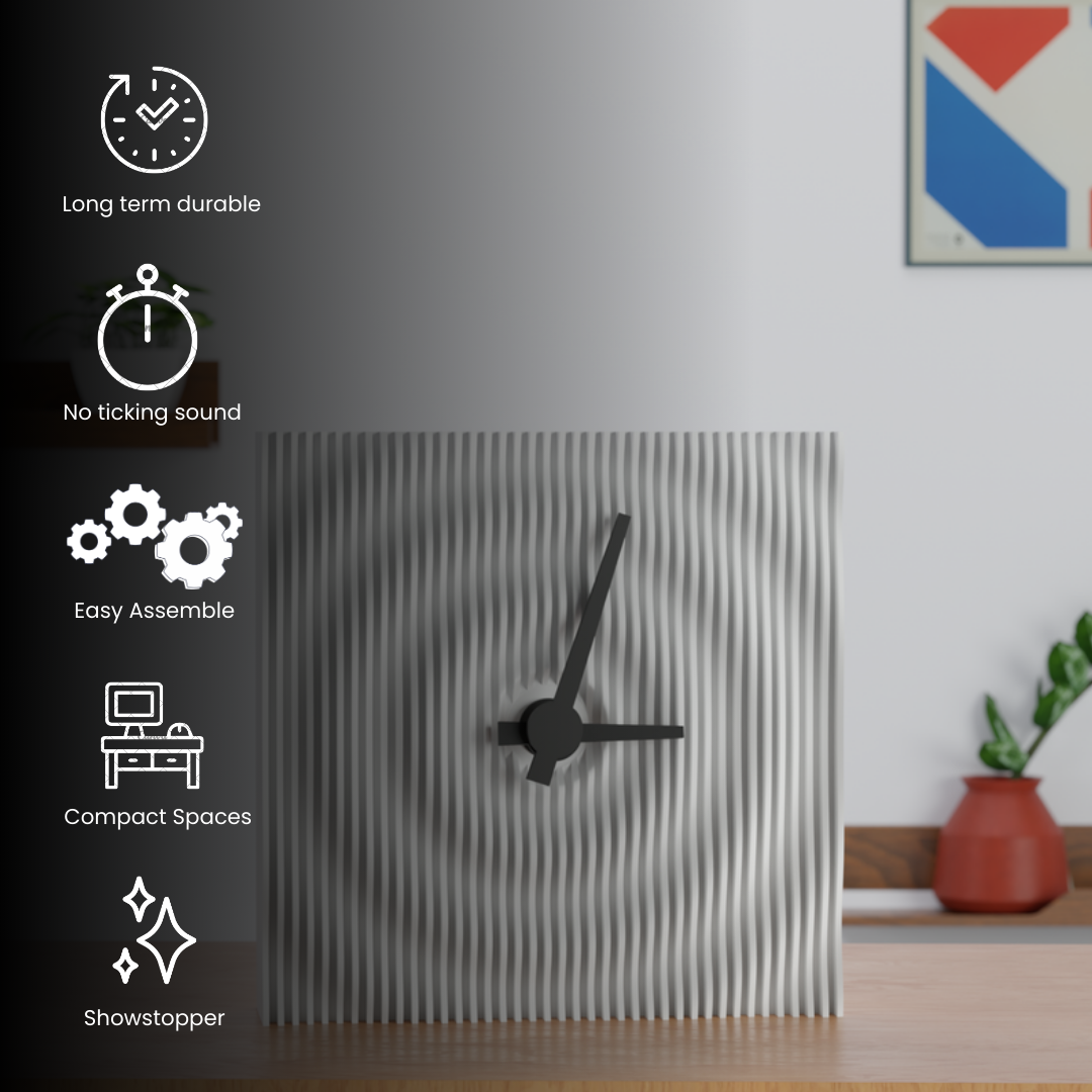 Ripple Effect Desk Clock