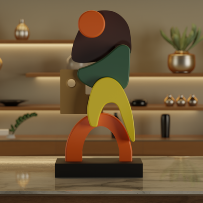 Abstract Art Centerpiece