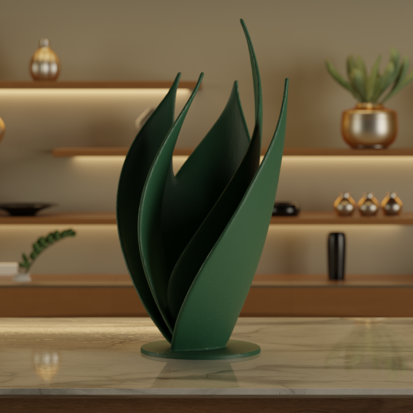 Decorative Leaf Centerpiece