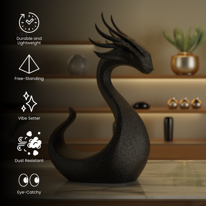 Toothless Dragon front view – cute dragon home accent India