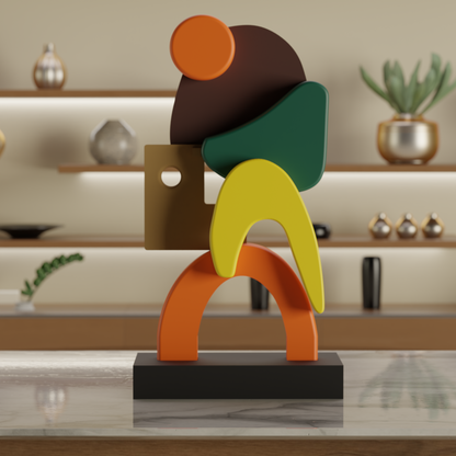 Abstract Art Centerpiece — premium decor sculpture India | Styra