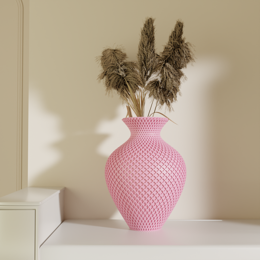 Anvaya Pink — designer decorative vase India | Styra