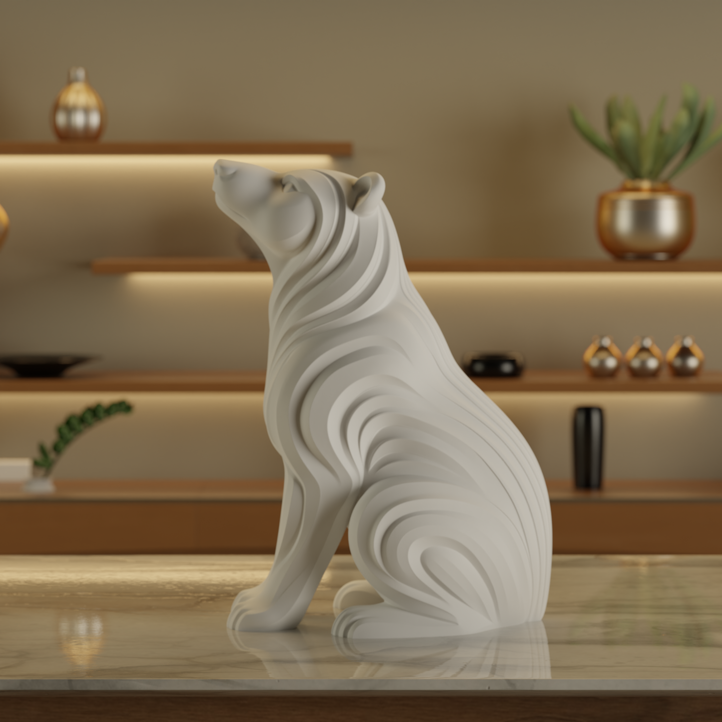Artic Bear — modern decor sculpture India | Styra