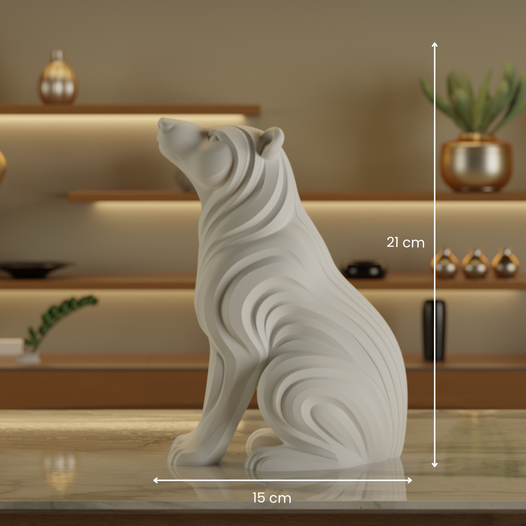 Artic Bear — handcrafted decor sculpture India | Styra