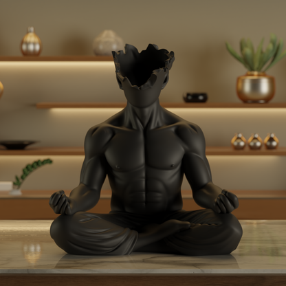 Awakened Mind Meditation Statue — designer decor sculpture India | Styra