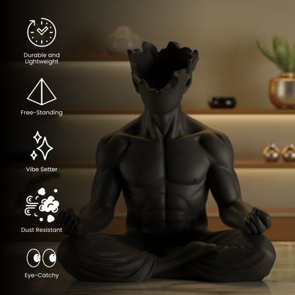 Awakened Mind Meditation Statue — handcrafted decor sculpture India | Styra