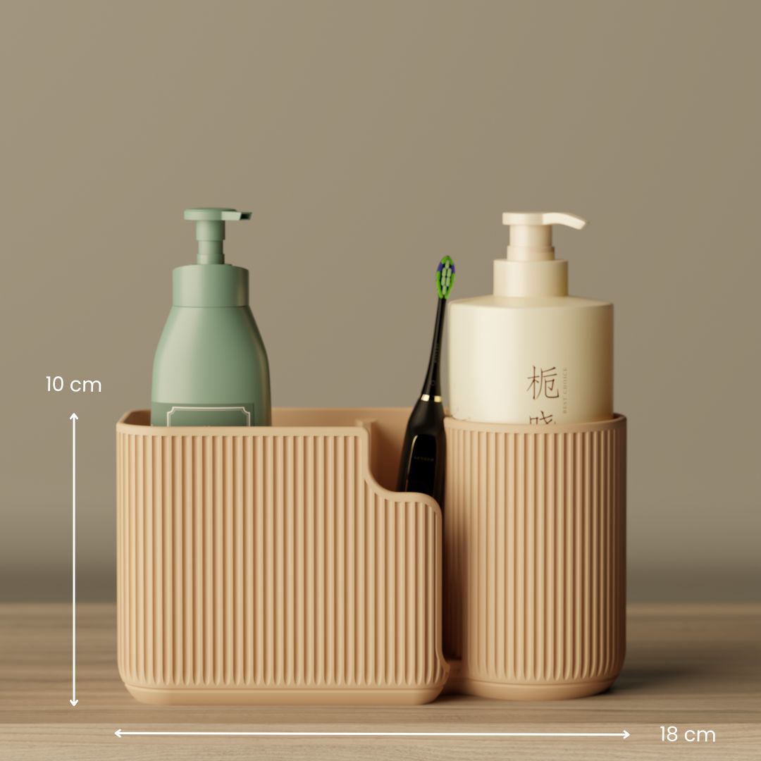 Bathroom Organizer, size reference — modern desk organizer India | Styra