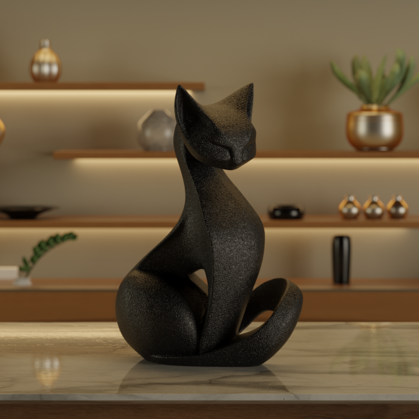 Cat Statue — designer decor sculpture India | Styra