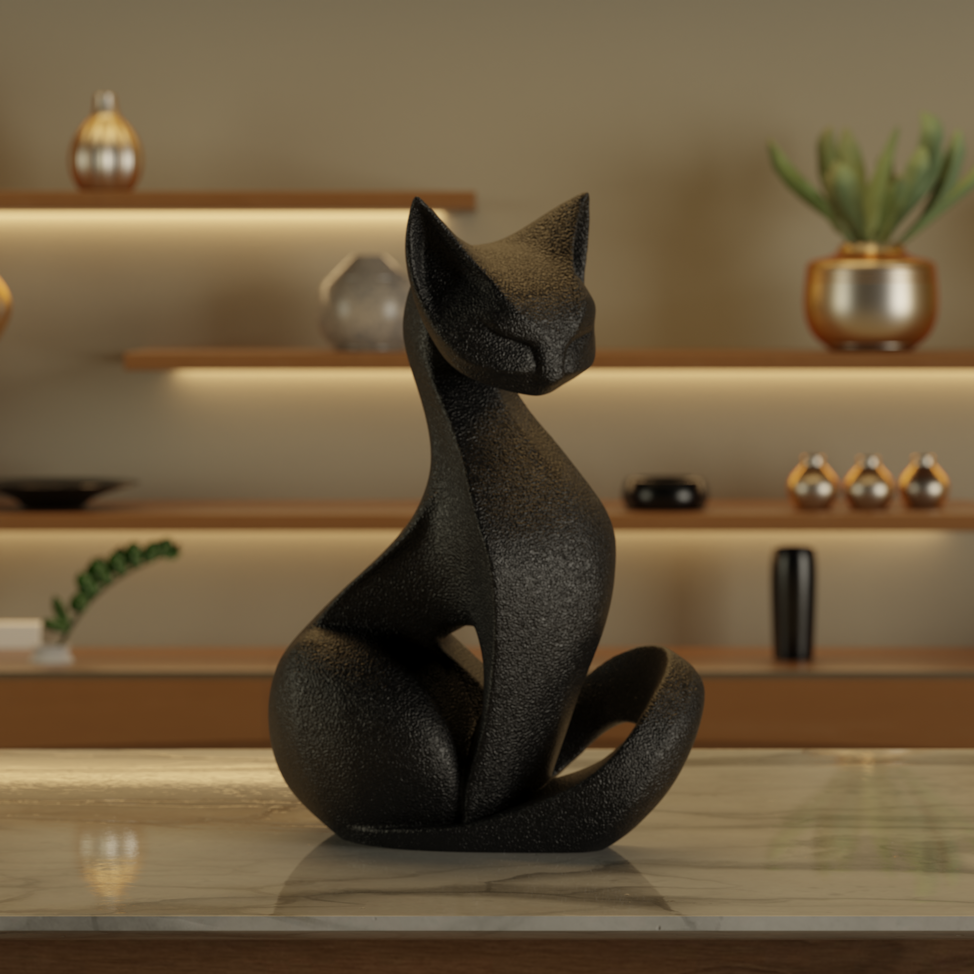 Cat Statue — designer decor sculpture India | Styra