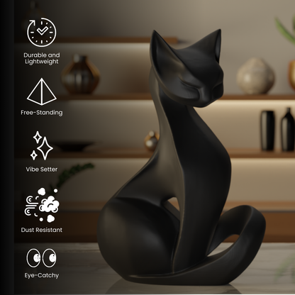 Cat Statue — handcrafted decor sculpture India | Styra
