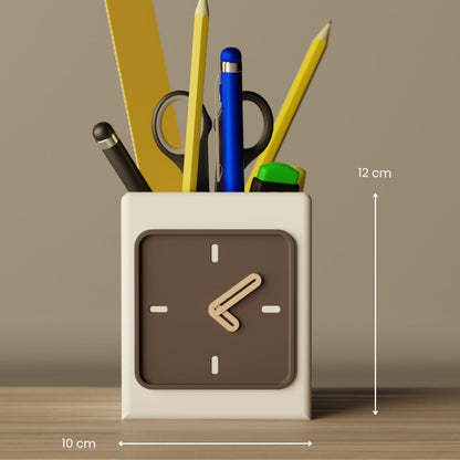 Clock Organizer — modern desk organizer India | Styra