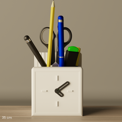 Clock Organizer, size reference — premium desk organizer India | Styra