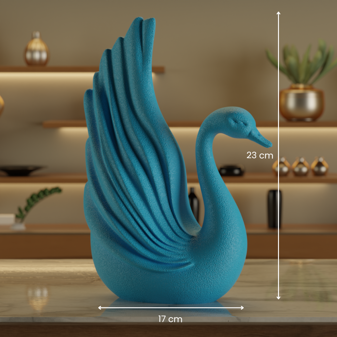 Decorative Swan Statue — minimalist decor sculpture India | Styra