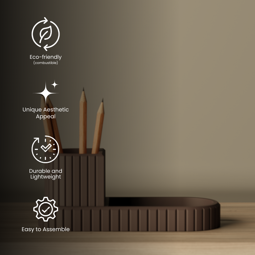 Desk Organizer, detail — handcrafted desk organizer India | Styra
