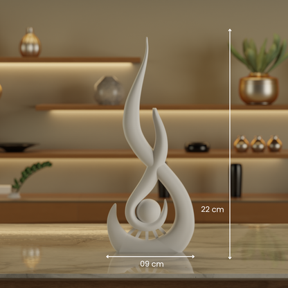 Flames of Victory, size reference — handcrafted decor sculpture India | Styra