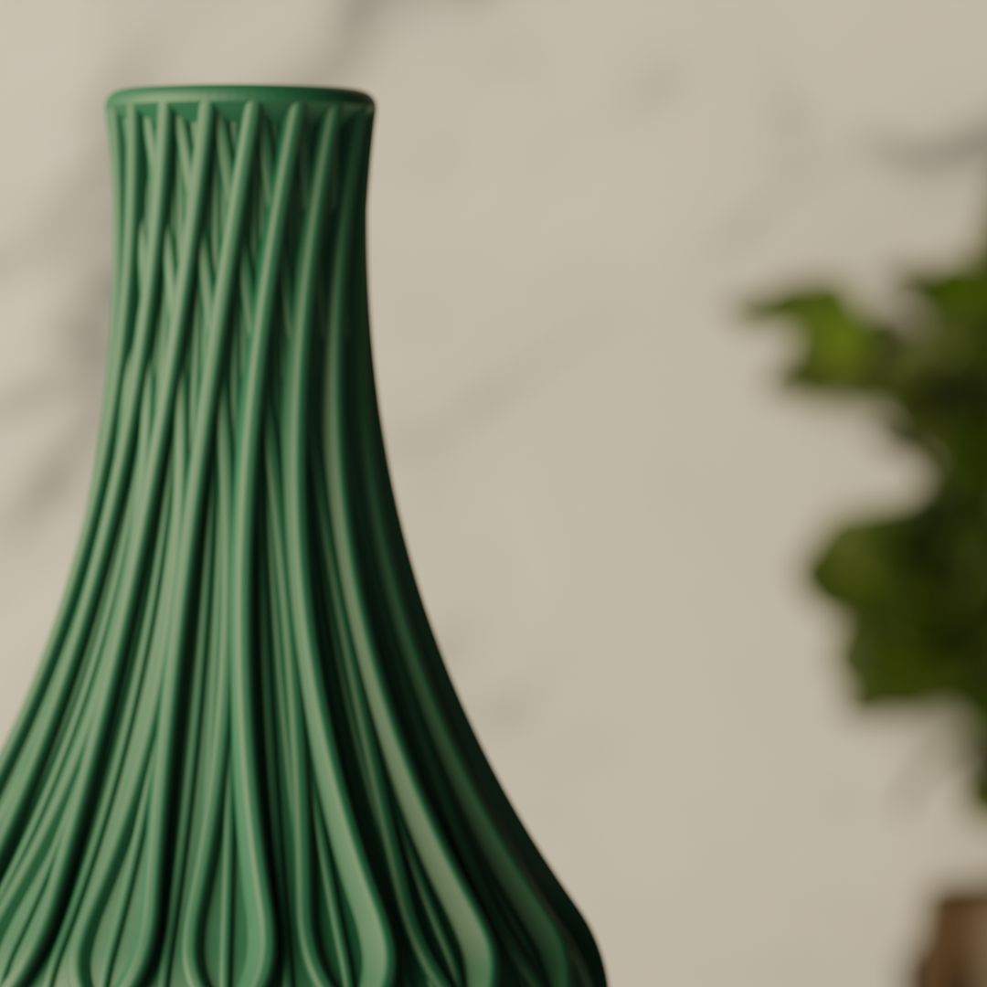 Fractal, size reference — minimalist decorative vase India | Styra