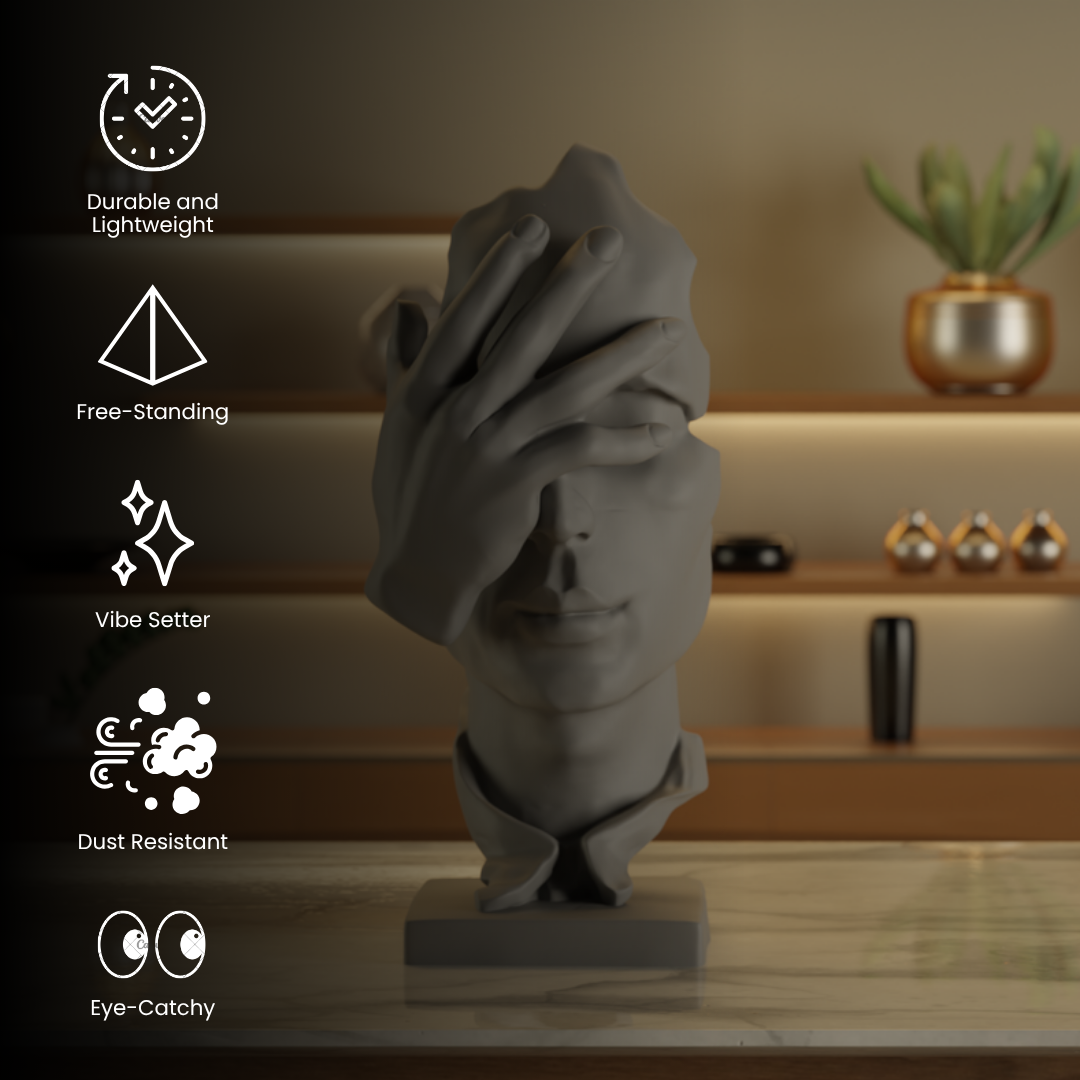 Frustated Employee Grey — handcrafted decor sculpture India | Styra