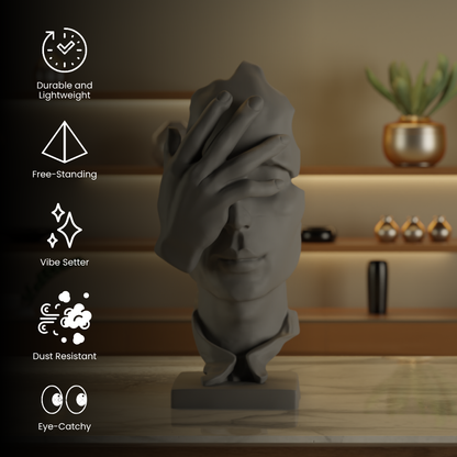 Frustated Employee Grey — handcrafted decor sculpture India | Styra