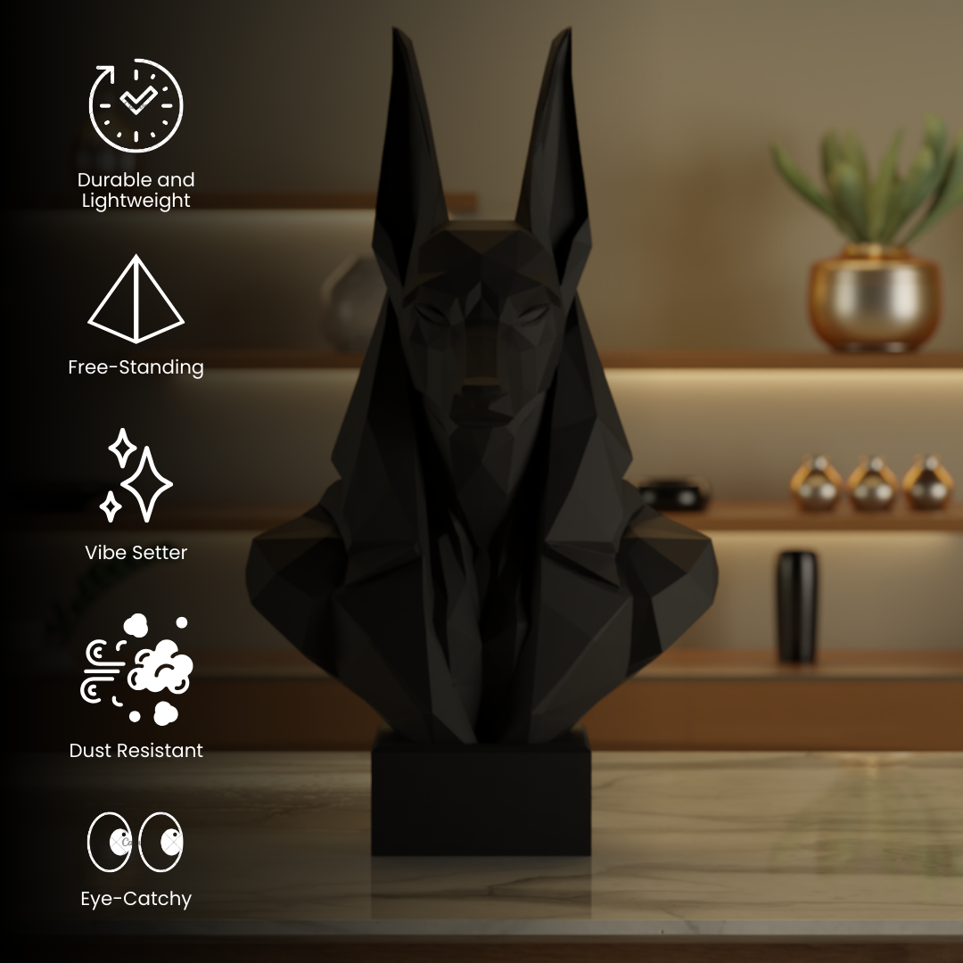 Geometric Anubis — sculptural decor sculpture India | Styra