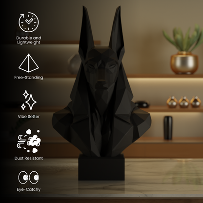 Geometric Anubis — sculptural decor sculpture India | Styra