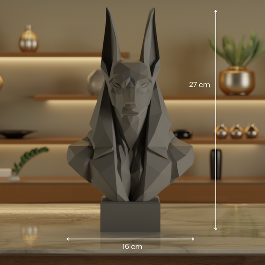 Geometric Anubis — modern decor sculpture India | Styra