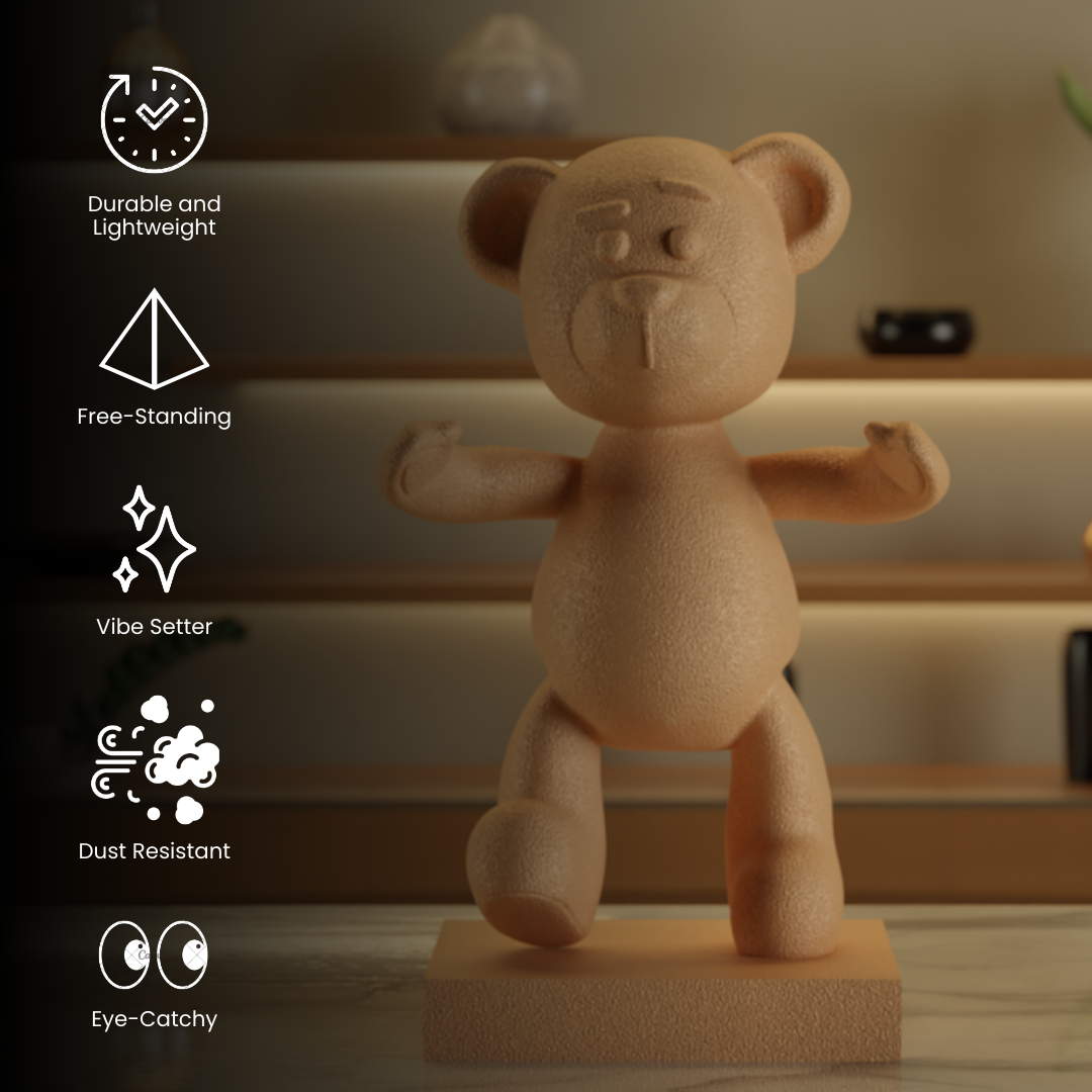 Hug me Bear Beige — designer decor sculpture India | Styra