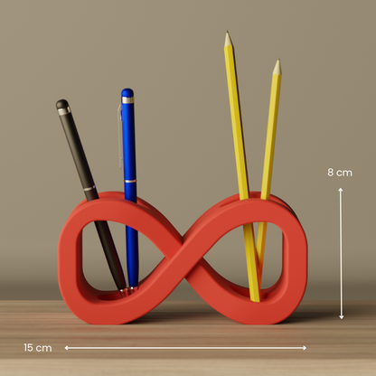 Infinity Desk Organizer, size reference — modern desk organizer India | Styra